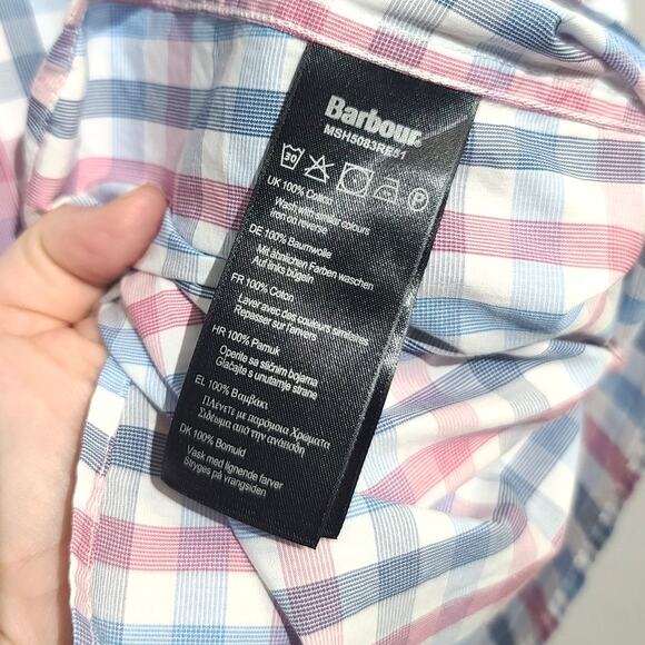 Barbour Longstone Short Sleeve Tailored NWT - Picture 6 of 7
